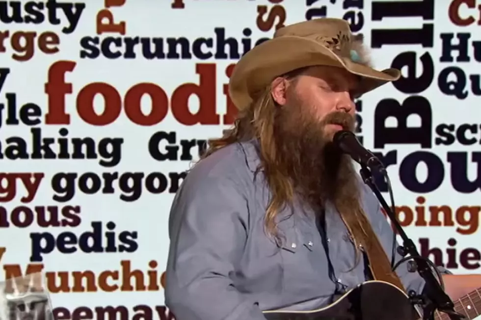 Chris Stapleton Shows His Funny Side Singing Words You Hate on ‘Kimmel Live!’