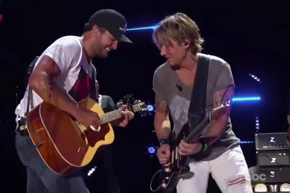 Luke Bryan, Keith Urban Battle It Out Onstage at 2016 CMA Fest [Watch]