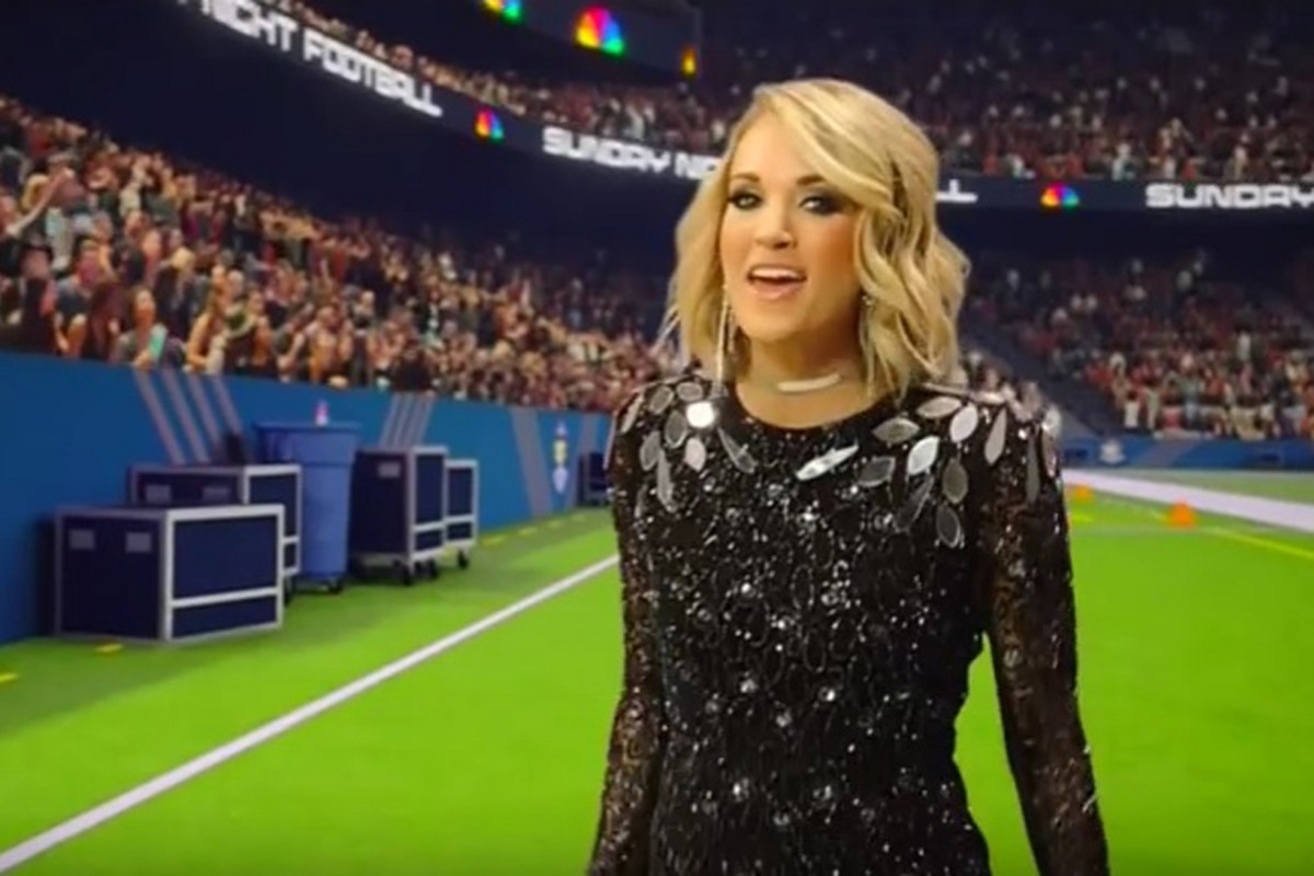 Carrie Underwood Stuns in 'Sunday Night Football' Opening