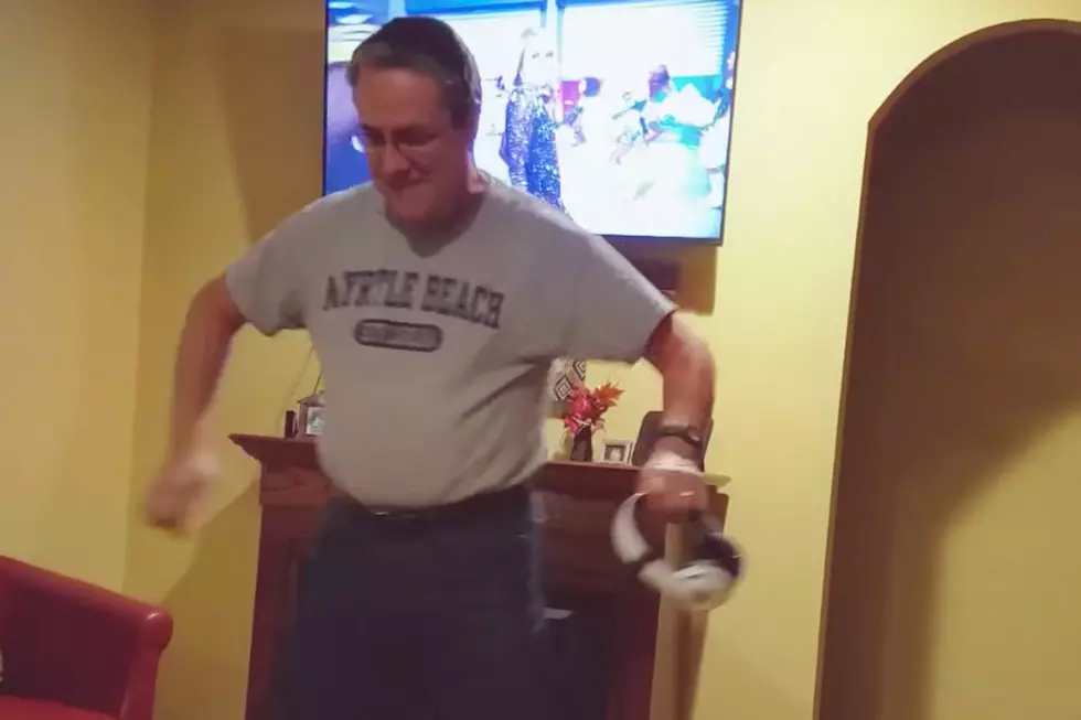 Dad Hears Carrie Underwood’s Football Opening, Breaks Out the Moves [Watch]