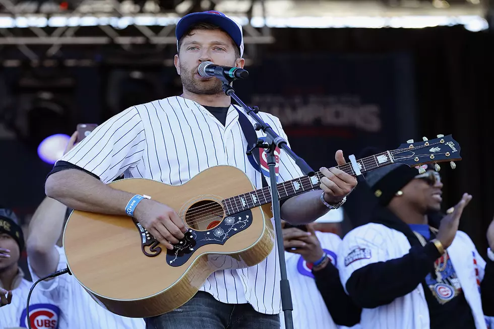 Brett Eldredge Sings ‘Go Cubs Go’ at Chicago Cubs Victory Rally [Watch]