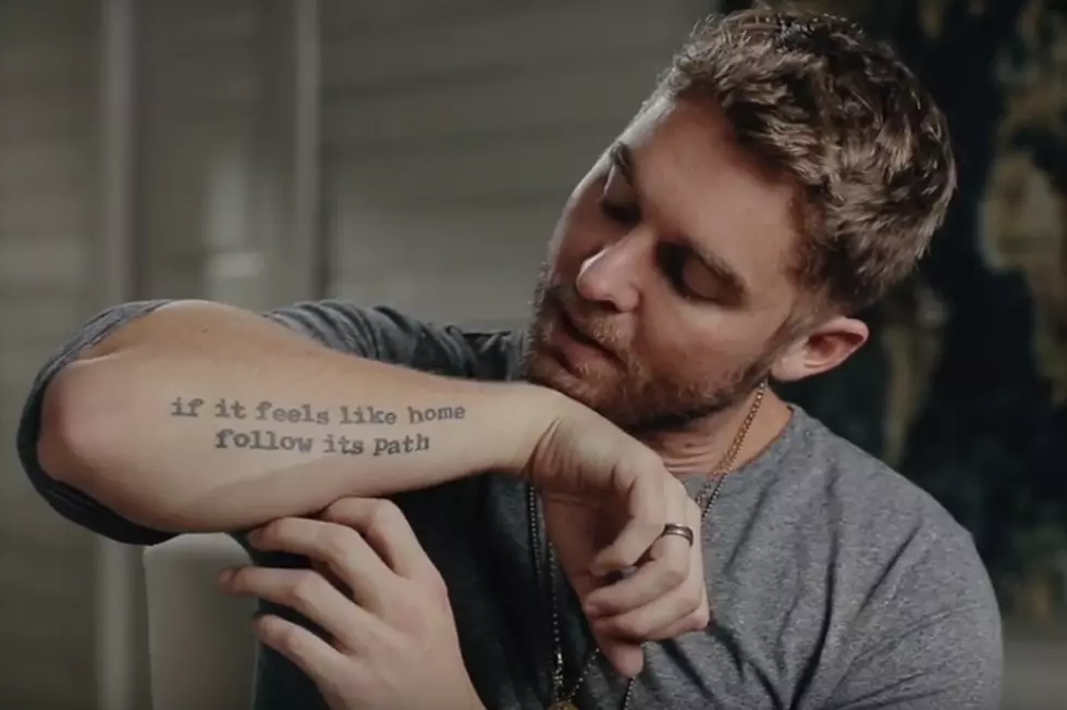 Brett Young Explains the Meaning Behind His Tattoos [Watch]