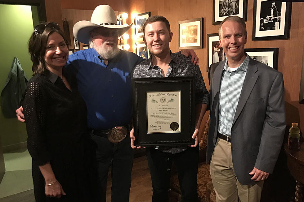 Scotty McCreery Receives North Carolina’s Order of the Long Leaf Pine Award