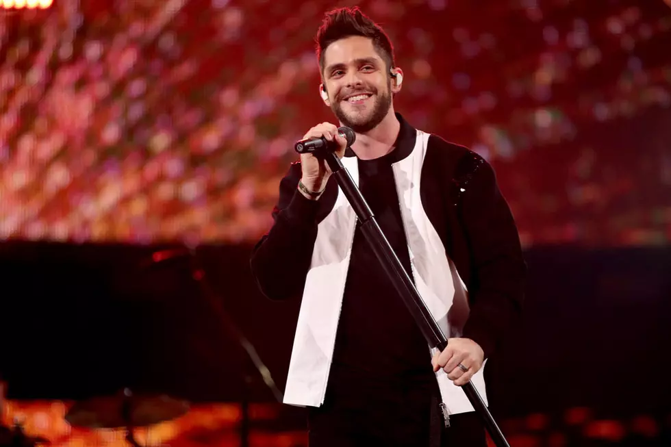 Thomas Rhett Surprised by 24 Life-Size Carrots on Stage [Watch]