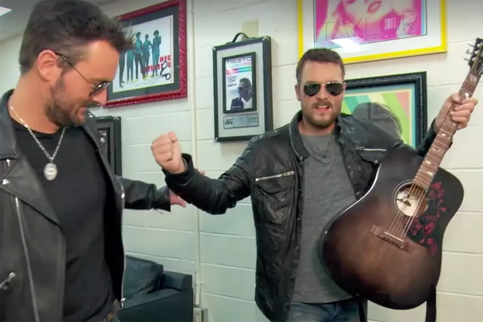 Eric Church Is Pretty Freaked Out Meeting His Madame Tussauds Wax Figure
