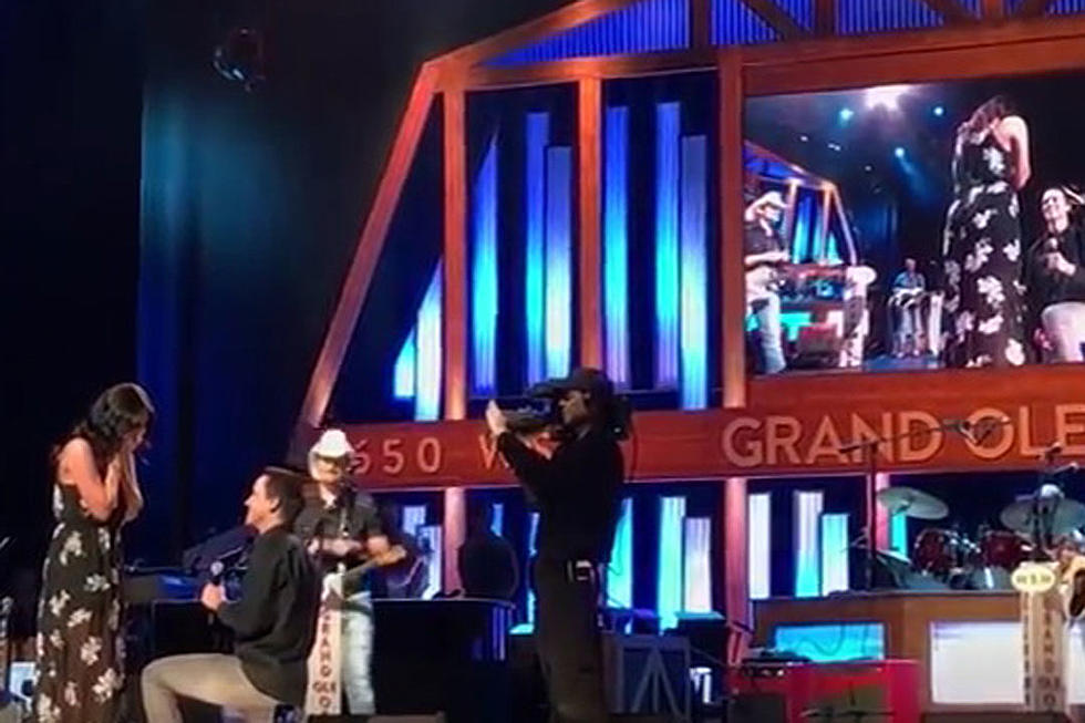 Brad Paisley Serenades Couple After Surprise Proposal at the Opry [Watch]