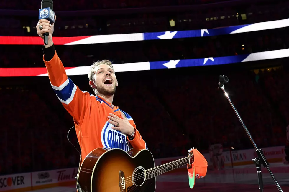 Brett Kissel Saves National Anthem During NHL Western Conference Game [Watch]