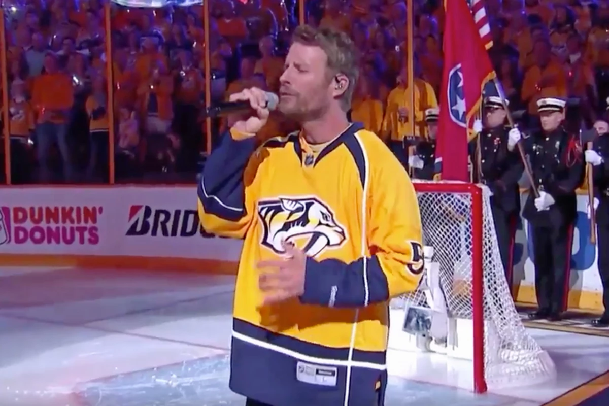 Dierks Bentley Sings National Anthem at Stanley Cup Finals Game 4
