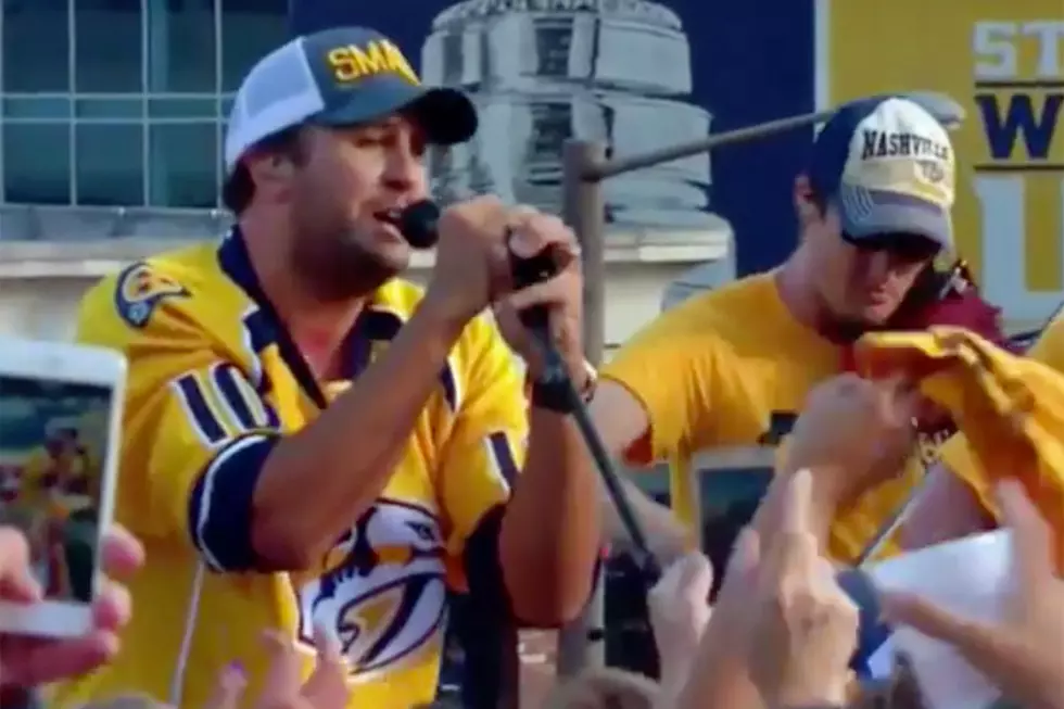 Luke Bryan Kicks Off Stanley Cup Game 6 With Rooftop Performance [Watch]
