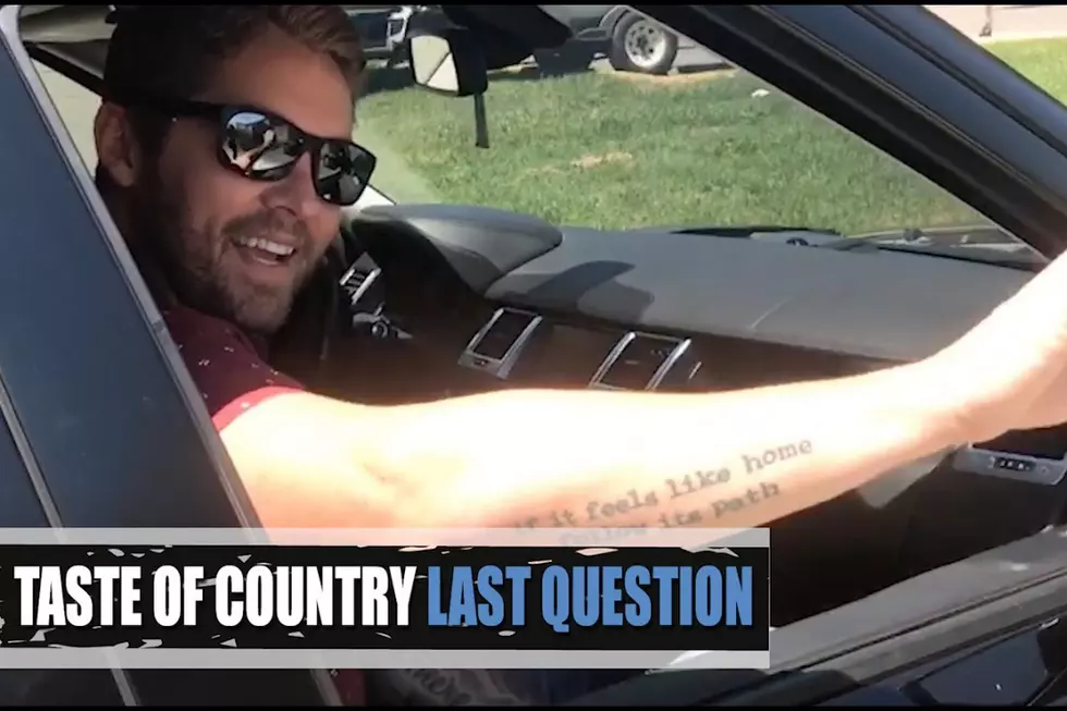 Last Question With Brett Young: Whiskey, Aliens + Channing Tatum!