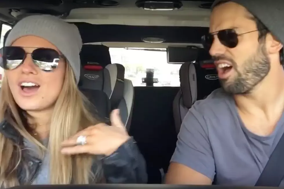Jessie James and Eric Decker Get Playful in ‘Carpool Karaoke’