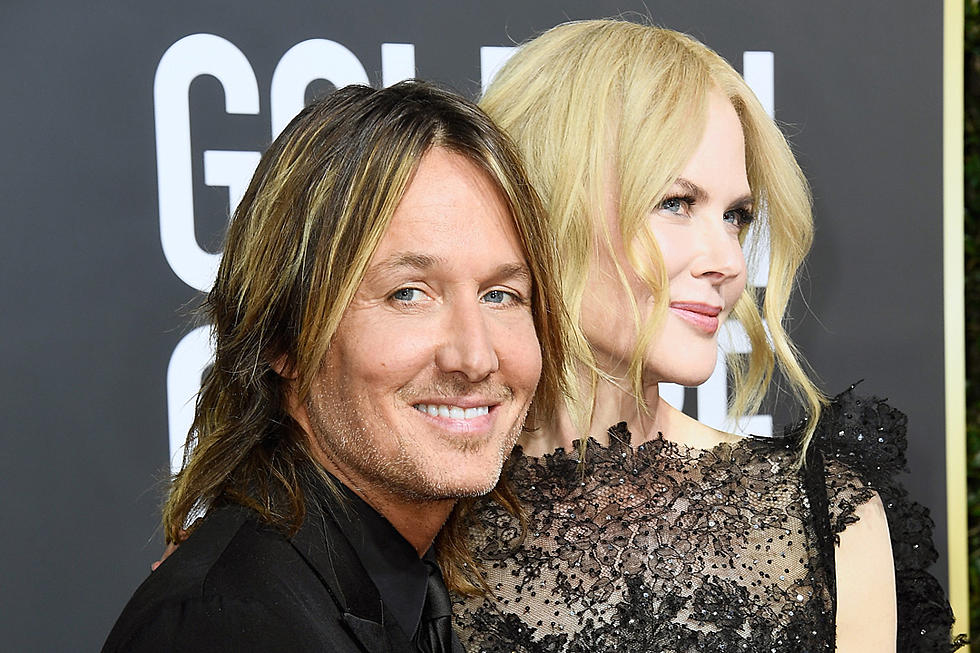 Keith Urban, Nicole Kidman Wear All Black on Golden Globes Carpet