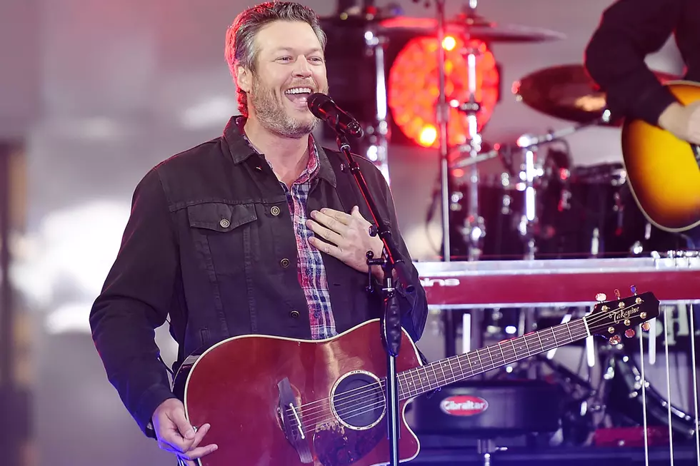 Blake Shelton Was the Most-Played Artist on Country Radio in 2017
