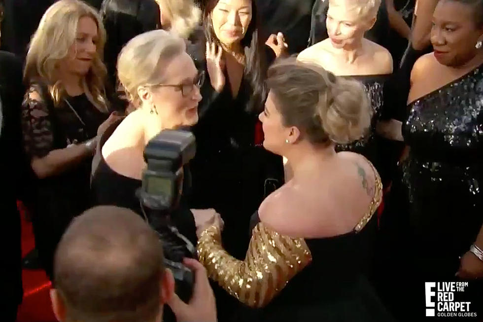 Clarkson Freaks Out Over Meryl Streep: Golden Globes Highlight