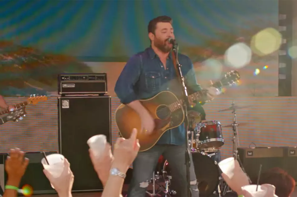 Chris Young Hits the Beach for Warm ‘Hangin’ On’ Video