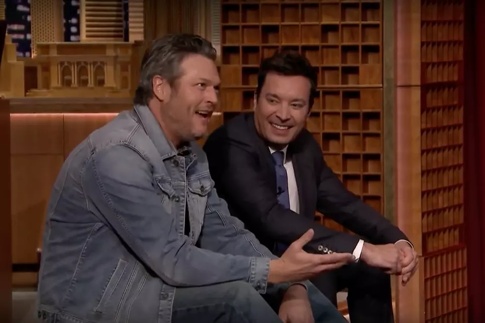 Blake Shelton May Be in Trouble With Gwen Stefani After a Game of ‘Name That Song’ [Watch]