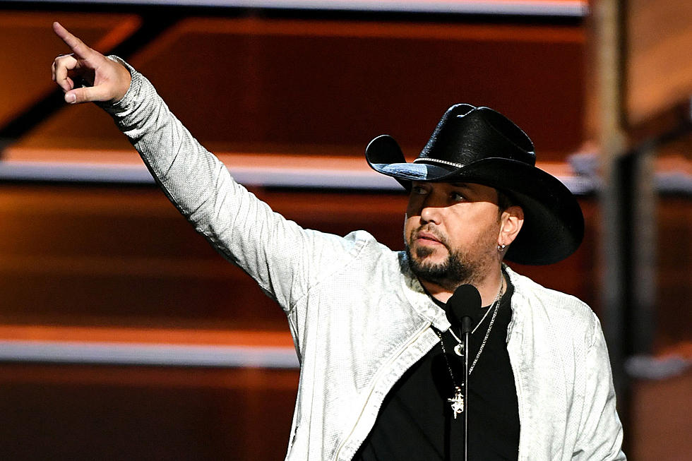 Jason Aldean Raises a Toast to Couple Who Got Engaged at His Concert [Watch]