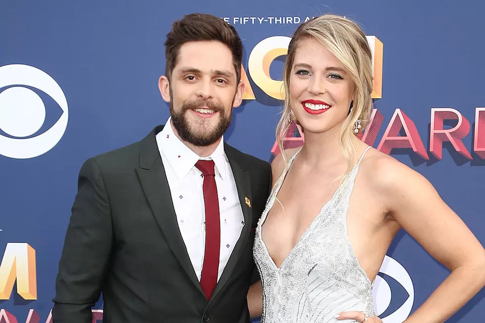 Thomas Rhett, Wife Lauren Are Sweet as Ever on ACM Awards Carpet