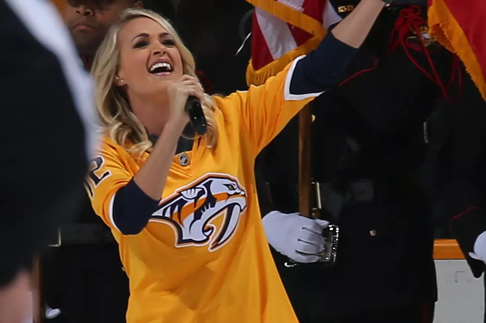 Carrie Underwood&#8217;s Son Is So Proud of Mama&#8217;s Anthem Performance!