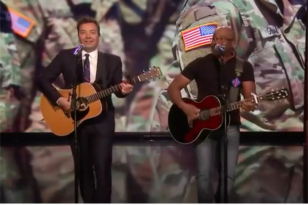 Watch Darius Rucker And Jimmy Fallon Parody Hootie On ‘Only Wanna Thank The Troops’ [Video]