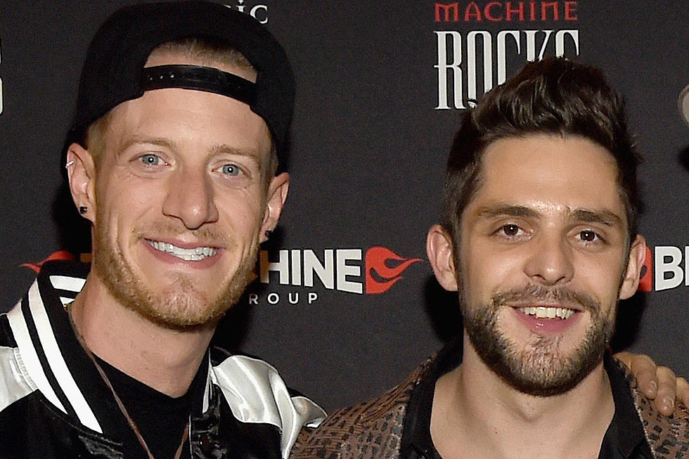 Thomas Rhett and Tyler Hubbard’s Daughters Won’t Hold Still for Poolside Photo Opp