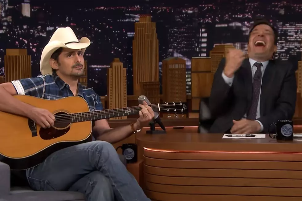 Brad Paisley Spoofs Country Love Songs With Hilarious ‘First Cousins’ on ‘Tonight Show’ [Watch]