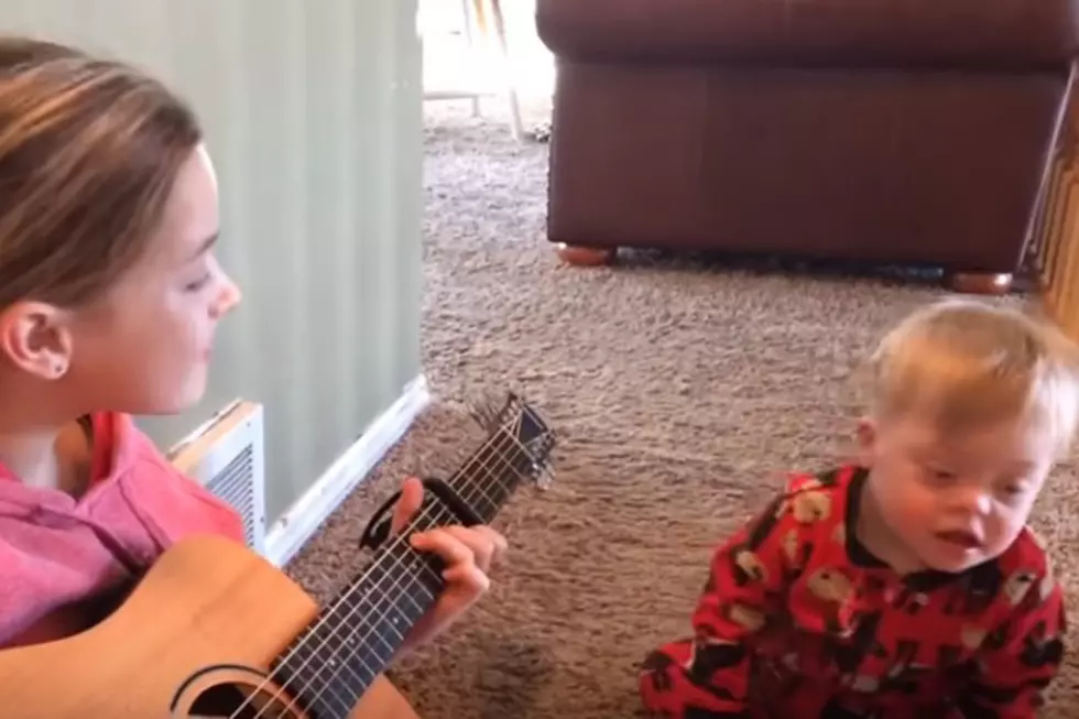 Sister Singing ‘You Are My Sunshine’ With Baby Brother With Down Syndrome Is Beautiful [Watch]