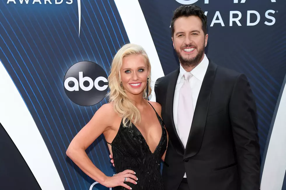 Of Course Luke and Caroline Bryan Looked Amazing on the 2018 CMAs Red Carpet