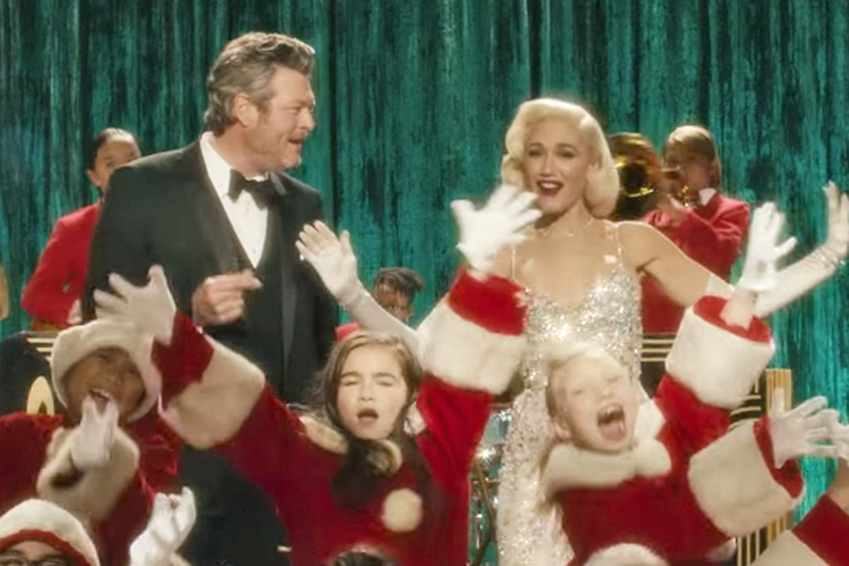Gwen Stefani Taps Blake Shelton For Christmas Song Music Video