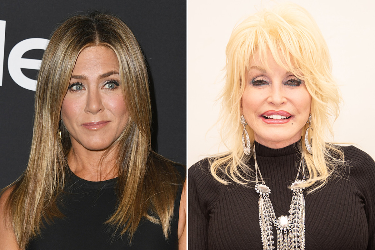 Jennifer Aniston Responds to Dolly Parton's 'Threesome' Comment