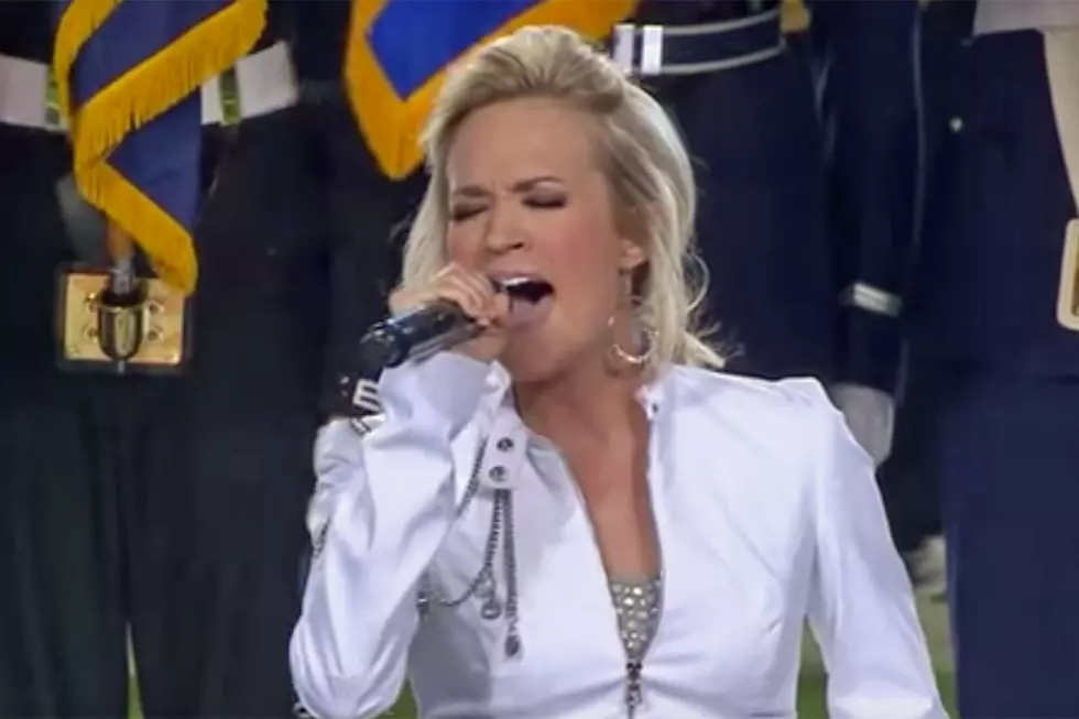 Remember When Carrie Underwood Sang the National Anthem at the Super Bowl?