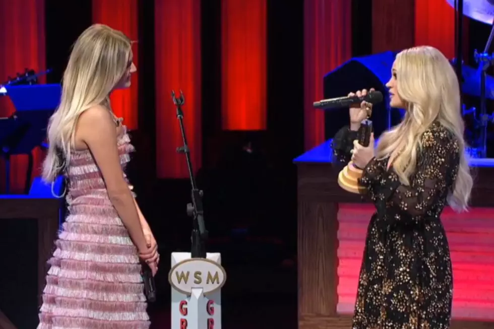 Carrie Underwood Inducts Kelsea Ballerini Into Grand Ole Opry