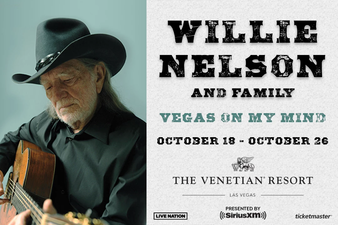 Presale Code Below – Willie Nelson & Family: Vegas on My Mind Engagement!