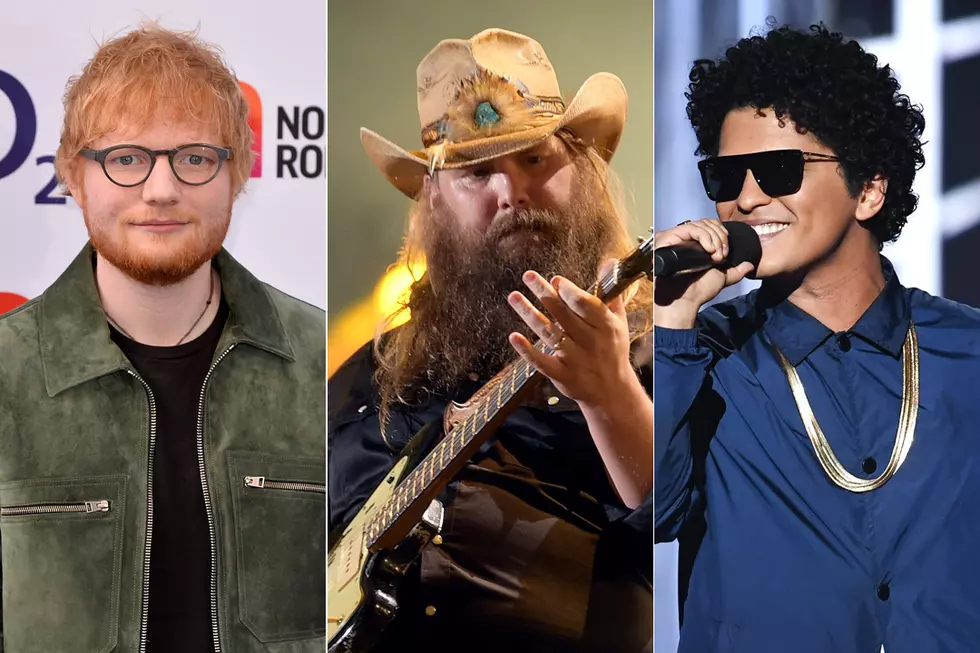 Chris Stapleton Collaborates With Ed Sheeran, Bruno Mars on Rocking Anthem, ‘Blow’ [Listen]