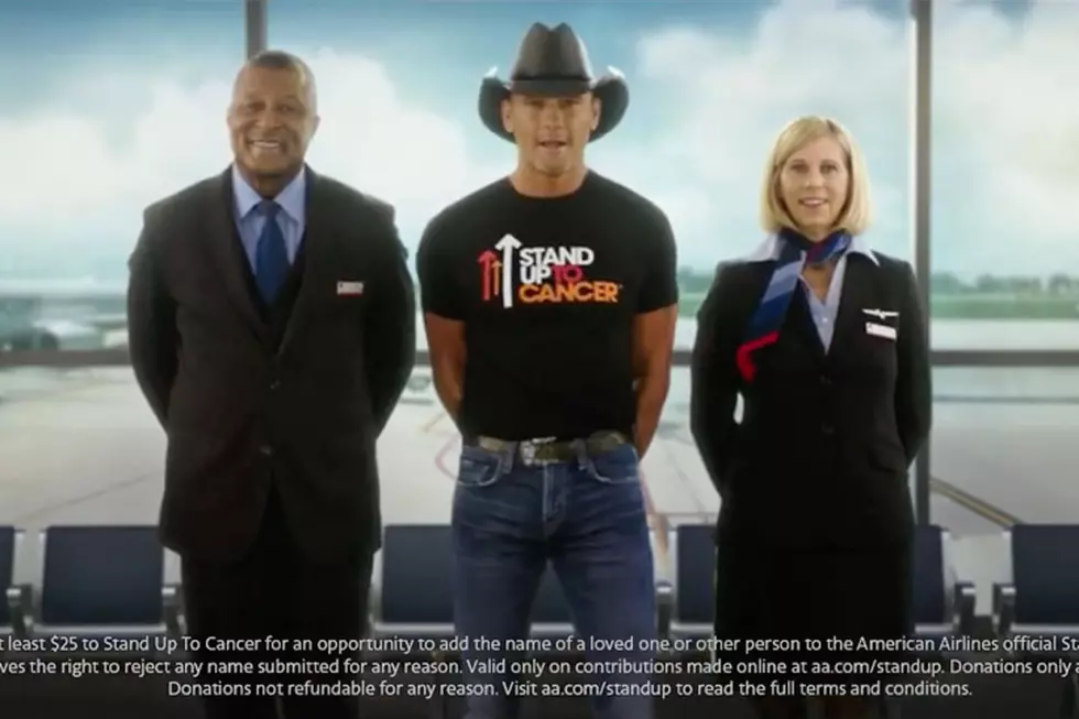 Tim McGraw Teams With American Airlines to Support Stand Up to Cancer
