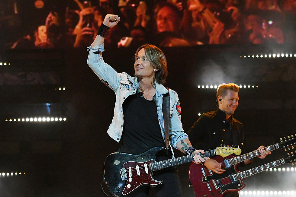 Keith Urban Hitting Ball Arena With Colorado Native Ingrid Andres