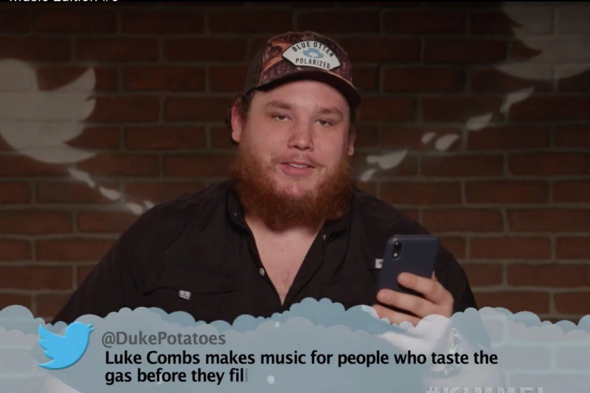 WATCH: Luke Combs Gets Roasted in New 'Mean Tweets' Episode - Taste of Country