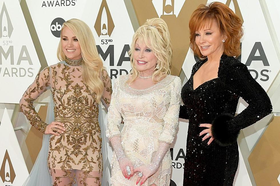 Carrie Underwood, Dolly Parton + Reba McEntire Stun on the CMAs Red Carpet [Pictures]