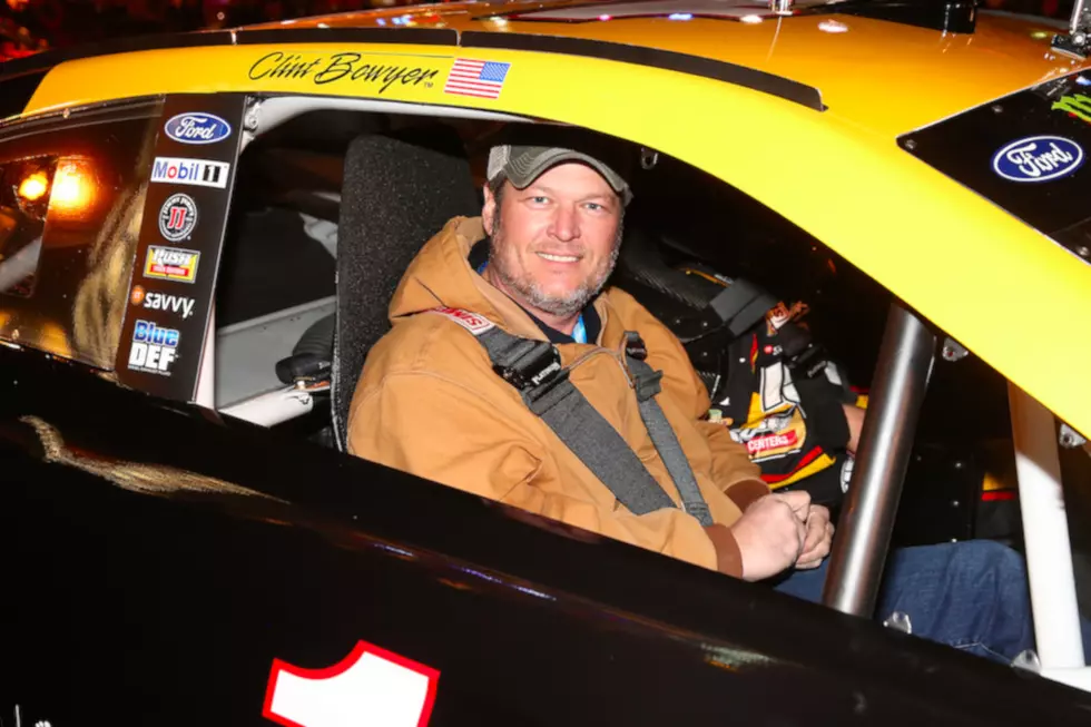 Blake Shelton Takes a Joyride With NASCAR&#8217;s Clint Bowyer on the Streets of Nashville [Watch]