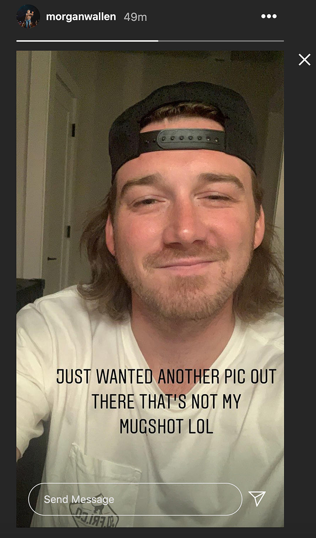 Morgan Wallen Pokes Fun at His Mug Shot After Intoxication Arrest Morgan Wallen Pokes Fun at His Mug Shot After Intoxication Arrest