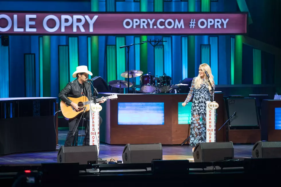 Brad Paisley and Carrie Underwood Meet on Grand Ole Opry Stage