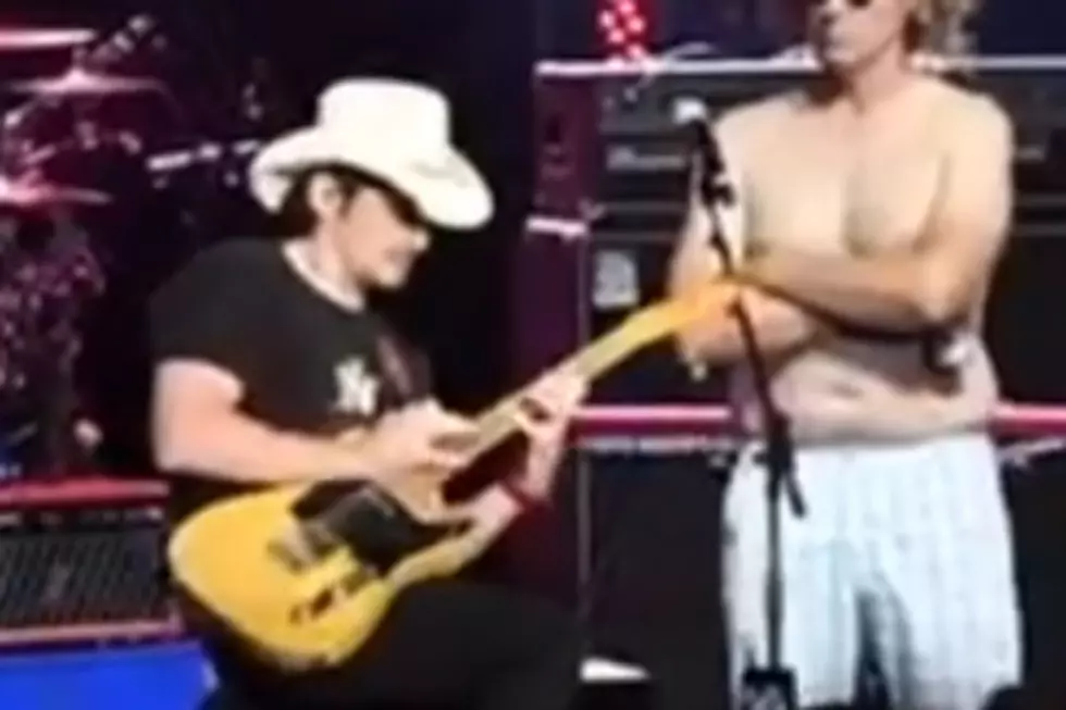 Brad Paisley Tributes Eddie Van Halen With Crazy ‘Hot for Teacher’ Cover: ‘No One Did It Quite Like Him’ [Watch]