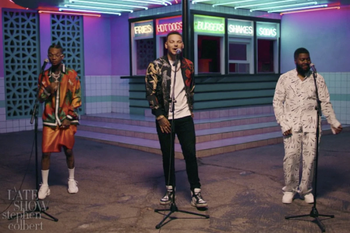 Kane Brown Swae Lee Khalid Perform Be Like That On Colbert Kane Brown Swae Lee Khalid Perform Be Like That On Colbert