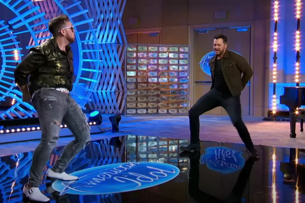 Luke Bryan Dances With a Booty-Shaking &#8216;American Idol&#8217; Hopeful [WATCH]
