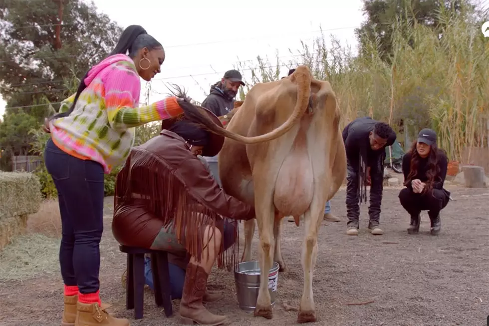 Mickey Guyton Gets a Taste of Ranch Life With Cardi B [Watch]