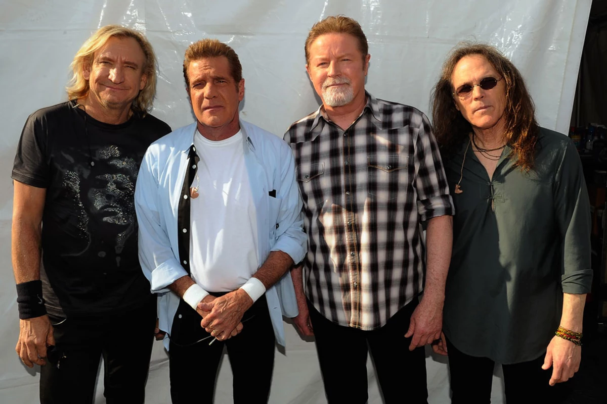 Don Henley and The Eagles doing what was a new song in 1994…”Get