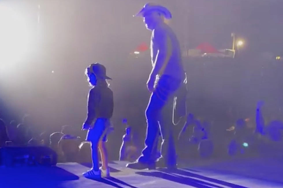 Jason Aldean&#8217;s Son, Memphis, Takes the Stage With Dad [Watch]