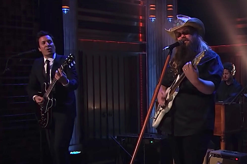Jimmy Fallon Joins Chris Stapleton’s Band for ‘You Should Probably Leave’ on ‘The Tonight Show’ [Watch]