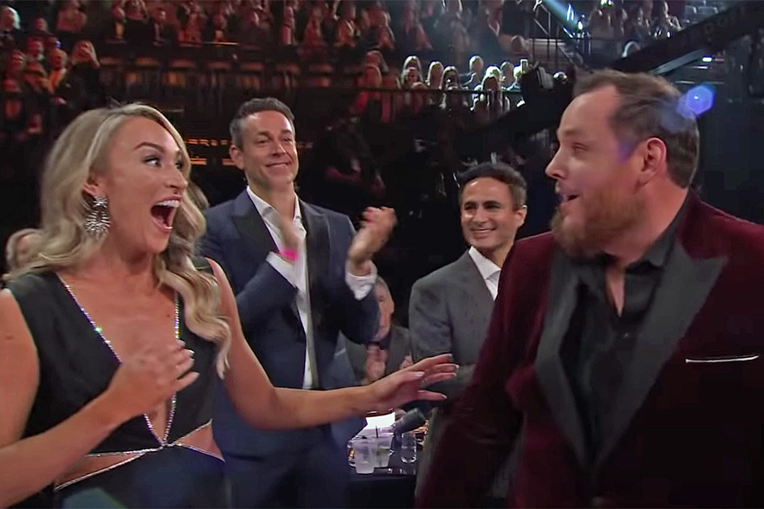 Luke Combs’ Wife Had the Best Reaction to His CMA Awards Win