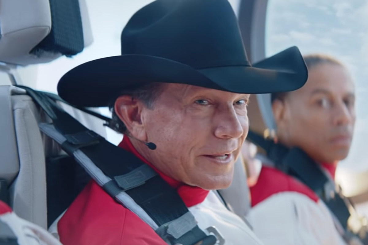 George Strait Stars as an Astronaut in a H-E-B Super Bowl Ad